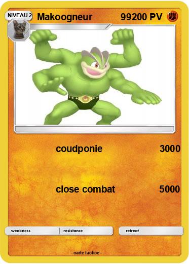 Pokemon Makoogneur           99