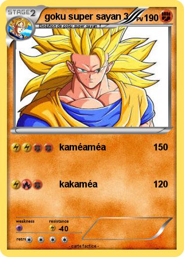Pokemon goku super sayan 3