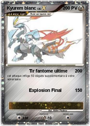 Pokemon Kyurem blanc