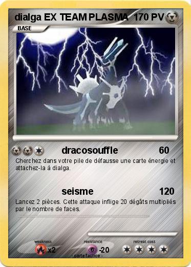 Pokemon dialga EX TEAM PLASMA