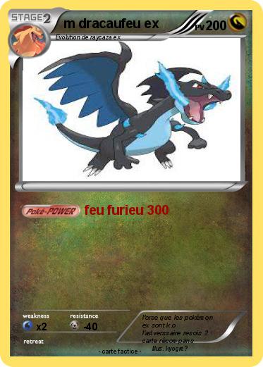 Pokemon m dracaufeu ex
