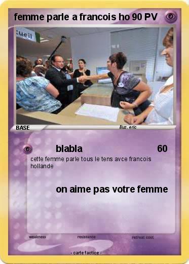 Pokemon femme parle a francois ho