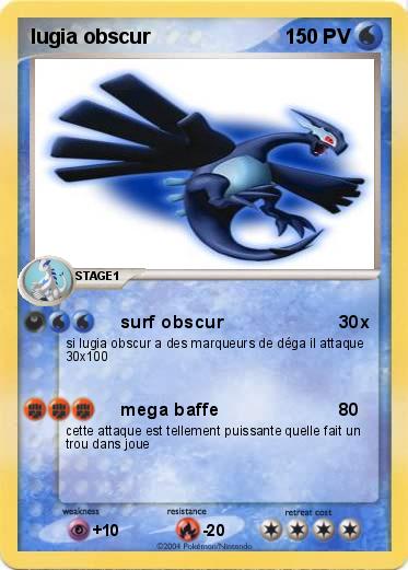 Pokemon lugia obscur
