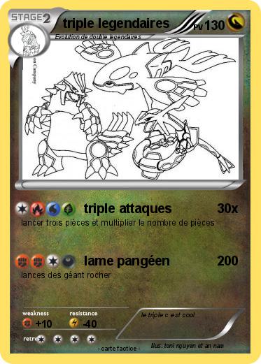 Pokemon triple legendaires