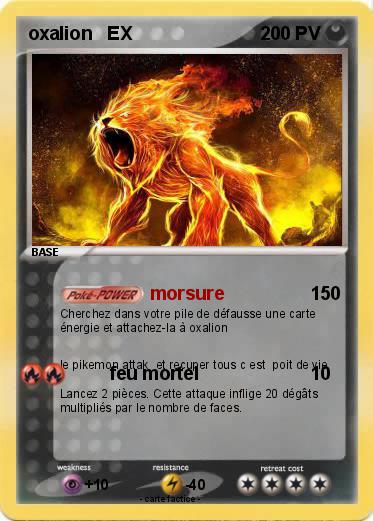 Pokemon oxalion   EX