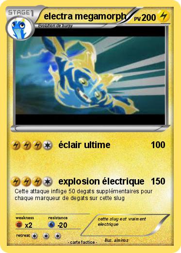Pokemon electra megamorph
