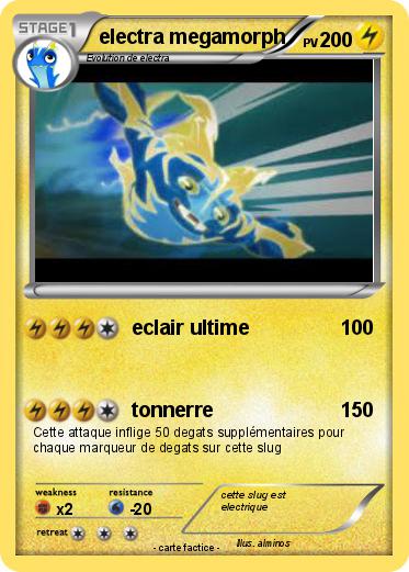 Pokemon electra megamorph