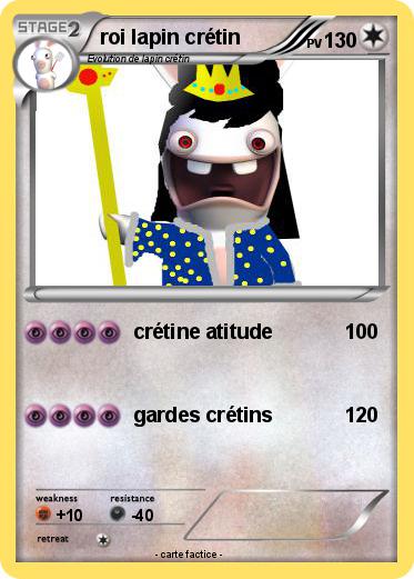 Pokemon roi lapin crétin