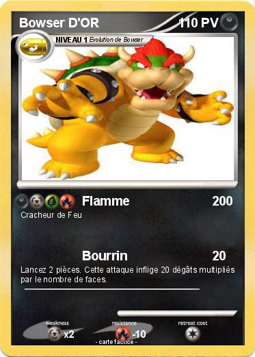 Pokemon Bowser D'OR
