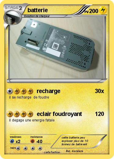 Pokemon batterie