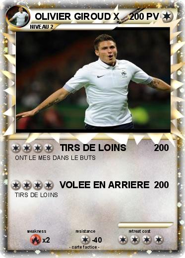 Pokemon OLIVIER GIROUD X