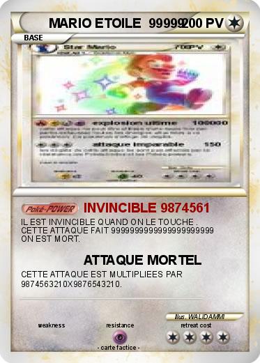 Pokemon MARIO ETOILE  99999