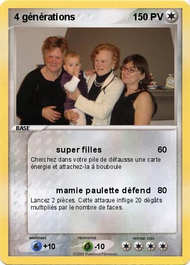Pokemon 4 générations