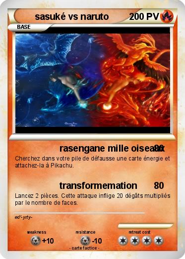 Pokemon sasuké vs naruto
