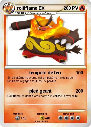 Pokemon roitiflame EX