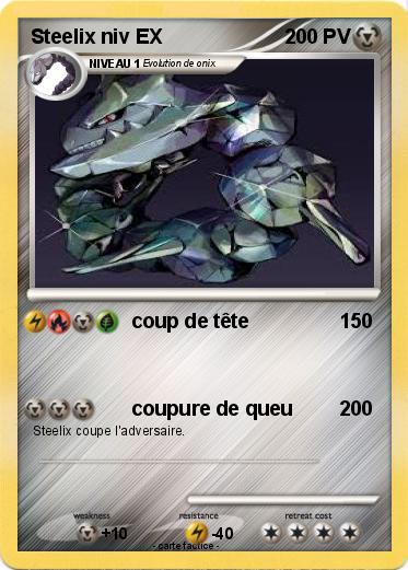 Pokemon Steelix niv EX