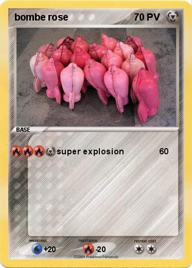 Pokemon bombe rose