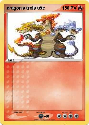 Pokemon dragon a trois tète