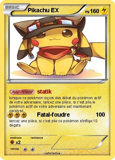 Pokemon Pikachu EX