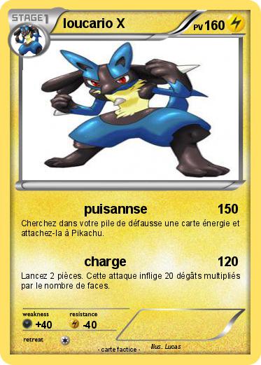 Pokemon loucario X