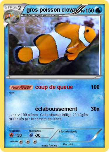 Pokemon gros poisson clown
