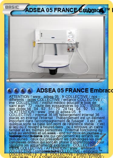 Pokemon ADSEA 05 FRANCE Embraco ™ NB 3119 Z COLLECTIVE UNITÉ A INTERNAT FRANCE IME FRANCE