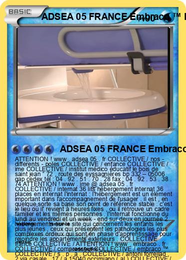 Pokemon ADSEA 05 FRANCE Embraco ™ NB 3119 Z COLLECTIVE UNITÉ A INTERNAT FRANCE IME FRANCE