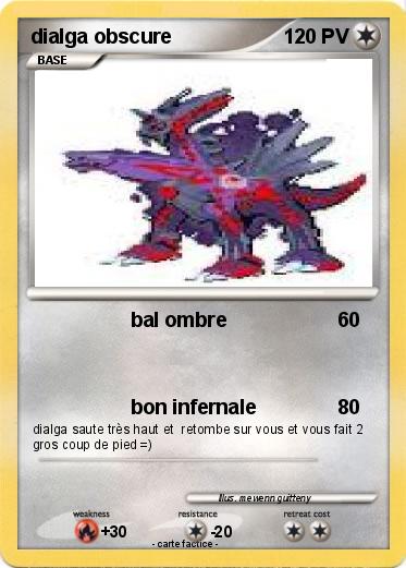 Pokemon dialga obscure