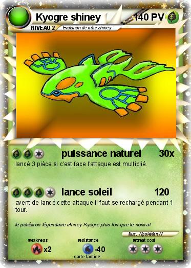 Pokemon Kyogre shiney