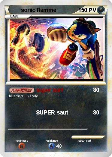 Pokemon sonic flamme