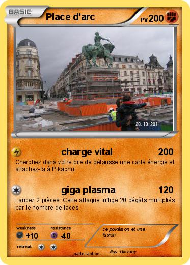 Pokemon Place d'arc