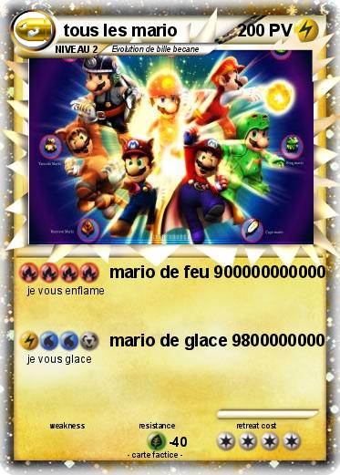 Pokemon tous les mario