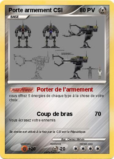 Pokemon Porte armement CSI