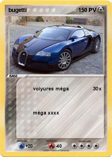 Pokemon bugetti