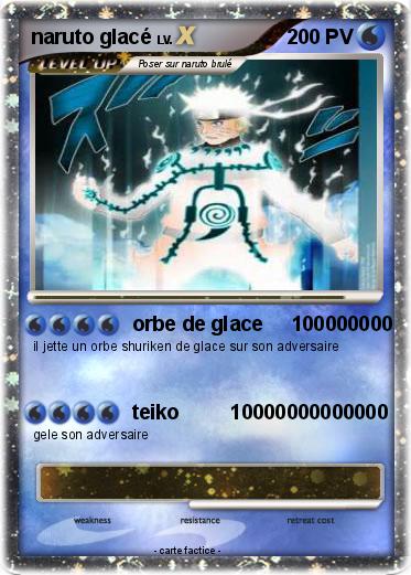 Pokemon naruto glacé