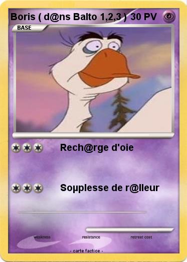 Pokemon Boris ( d@ns Balto 1,2,3 )