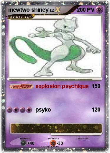 Pokemon mewtwo shiney