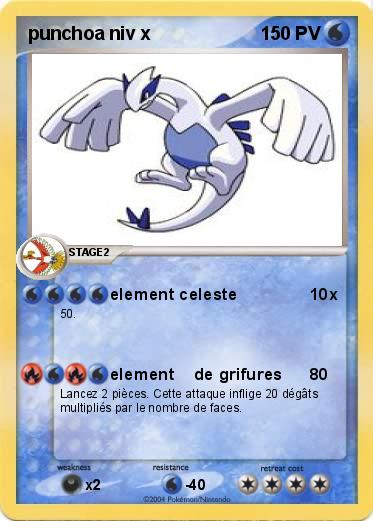 Pokemon punchoa niv x 