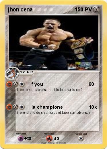 Pokemon jhon cena