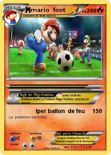 Pokemon mario  foot
