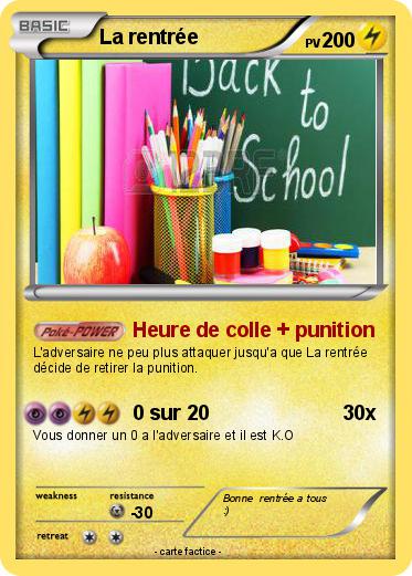 Pokemon La rentrée