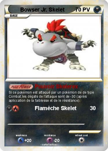 Pokemon Bowser Jr. Skelet