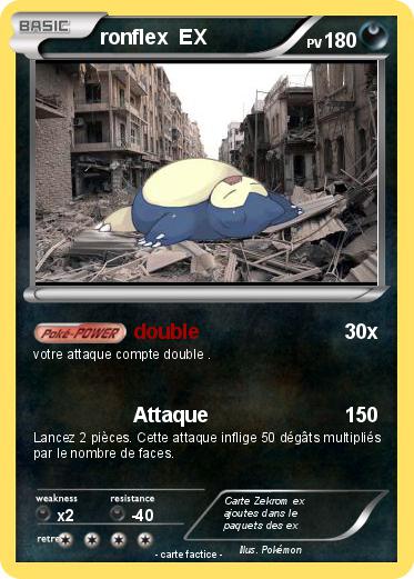 Pokemon ronflex  EX