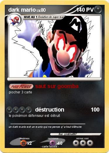 Pokemon dark mario