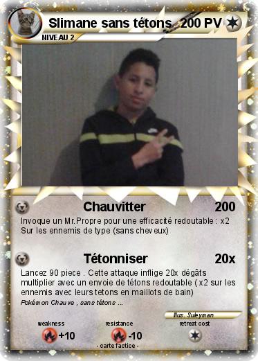 Pokemon Slimane sans tétons