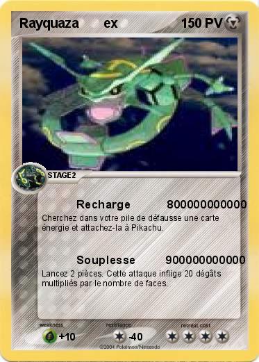 Pokemon Rayquaza       ex