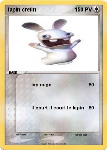 Pokemon lapin cretin