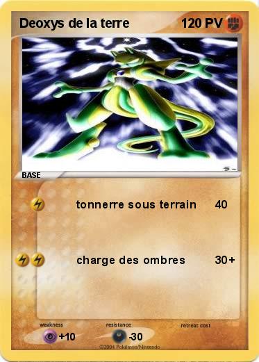 Pokemon Deoxys de la terre