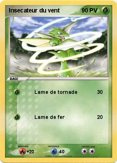 Pokemon Insecateur du vent