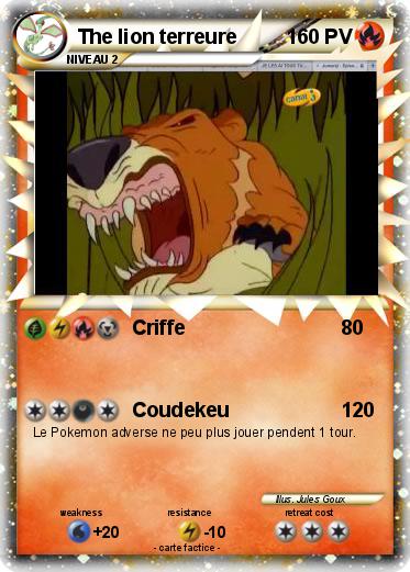 Pokemon The lion terreure
